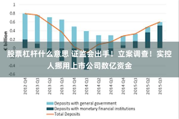 股票杠杆什么意思 证监会出手！立案调查！实控人挪用上市公司数亿资金