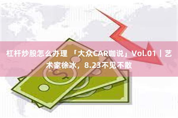 杠杆炒股怎么办理 「大众CAR咖说」Vol.01｜艺术家徐冰，8.23不见不散